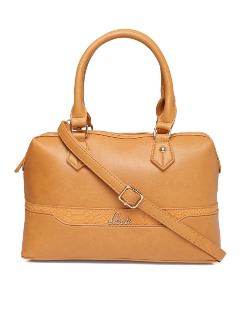 

Lavie Mustard Solid Handheld Bag