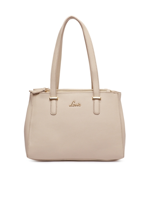 

Lavie Beige Solid Shoulder Bag