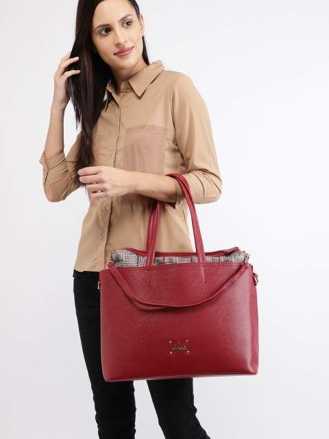 

Lavie Red Solid Shoulder Bag