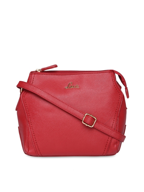

Lavie Red Solid Sling Bag