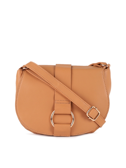 

Lavie Tan Brown Solid Sling Bag