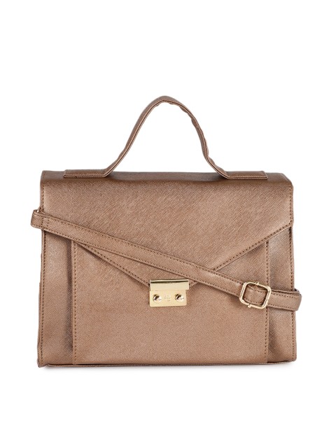 

Lavie Copper-Toned Solid Satchel