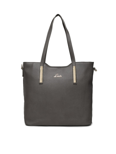 

Lavie Grey Solid Shoulder Bag