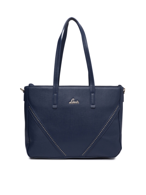 

Lavie Navy Blue Solid Shoulder Bag