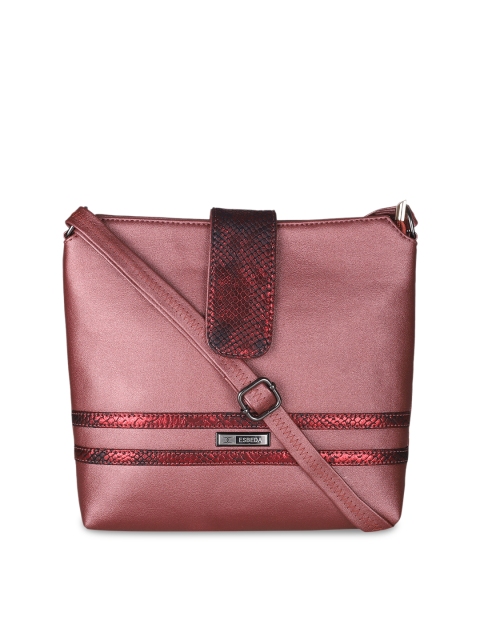 

ESBEDA Maroon Solid Sling Bag