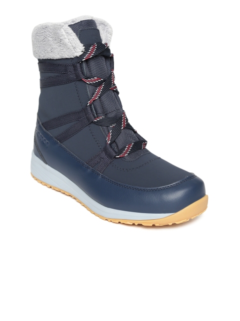 

Salomon Women Navy Blue HEIKA LTR CS WP Mid-Top Hiking Shoes