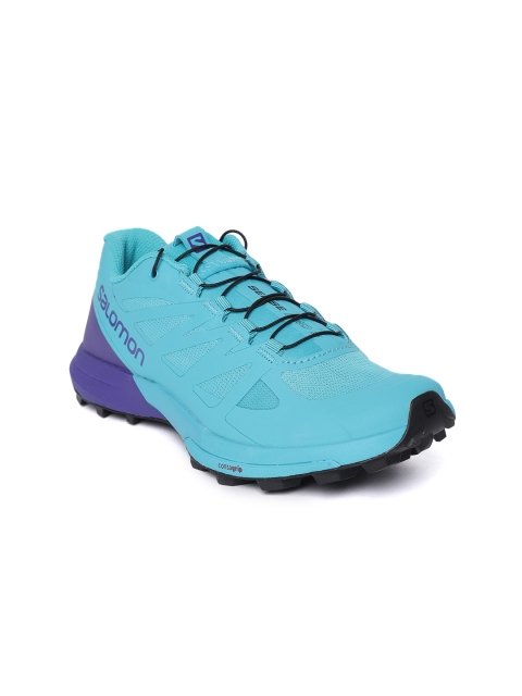 

Salomon Women Blue Running Shoes