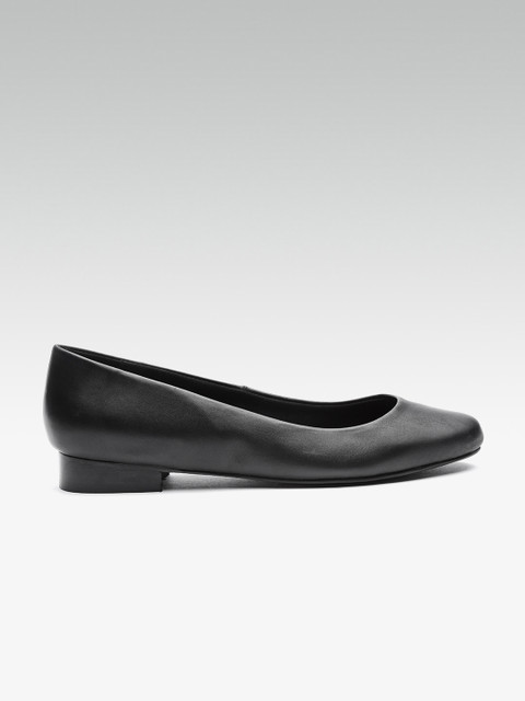 

Carlton London Women Black Solid Ballerinas