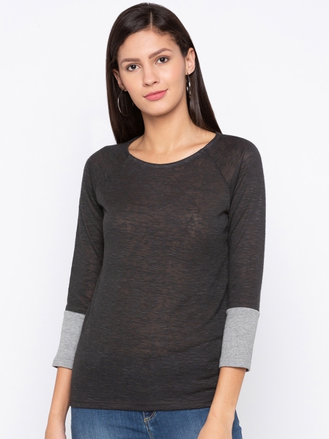 

Globus Women Black Solid Top