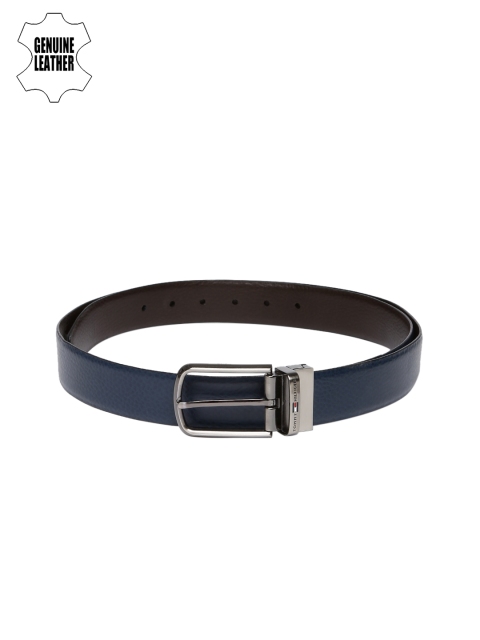 

Tommy Hilfiger Men Blue Solid Reversible Leather Belt