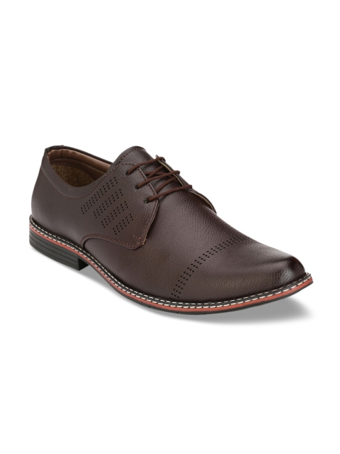 

John Karsun Men Brown Derbys