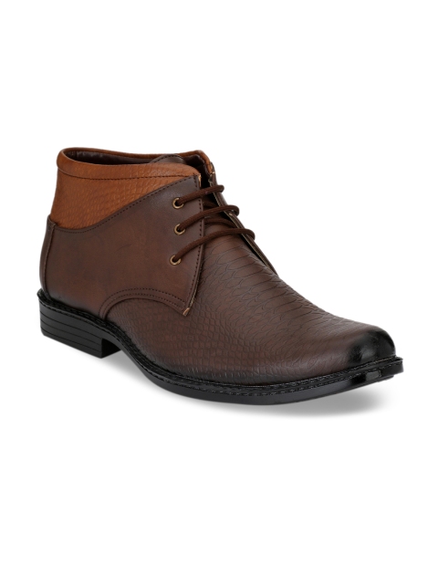 

John Karsun Men Brown Formal Derbys