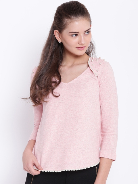 

Texco Women Pink Embellished Top