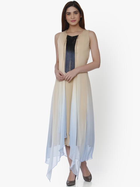 

RAISIN Women Blue Dyed Maxi Dress