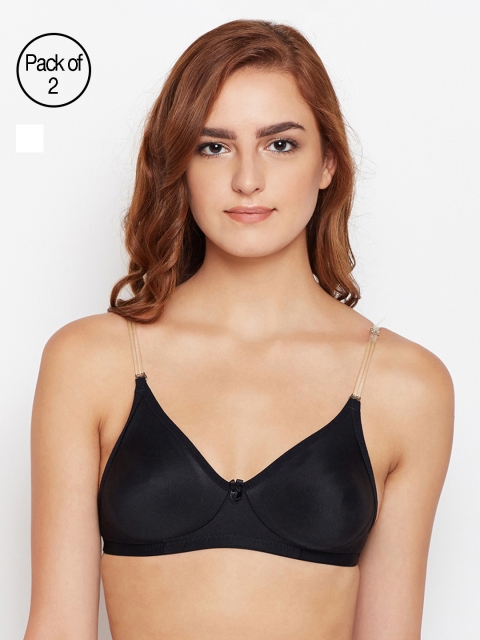 

Bodycare Women Pack of 2 T-Shirt Bras E6510BW, Multi
