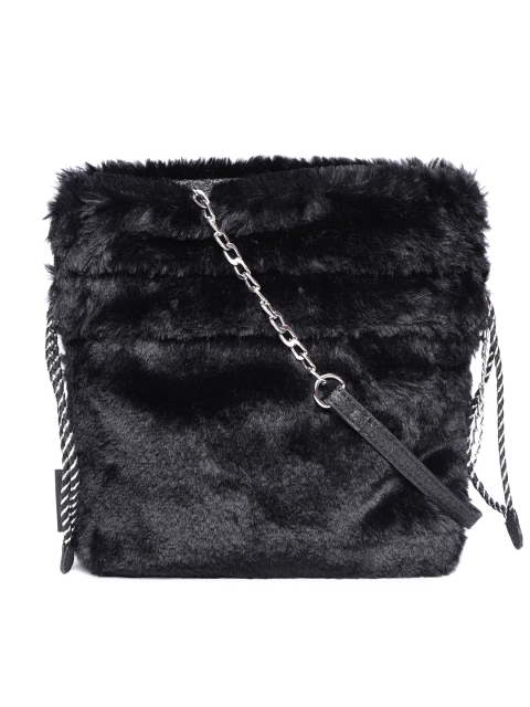 

CARPISA Black Solid Sling Bag