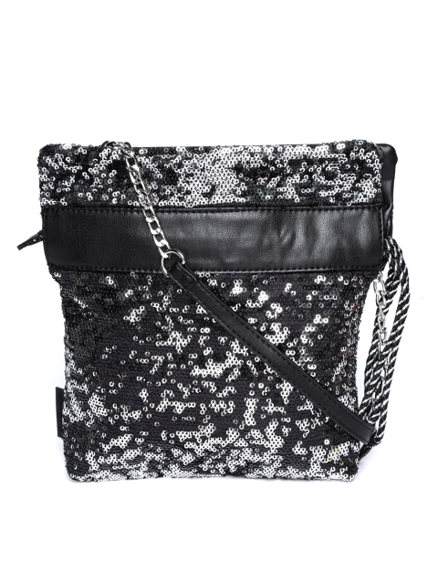 

Kendall & Kylie for CARPISA Black Sequinned Sling Bag