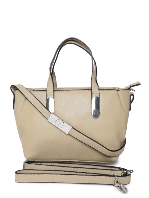 

CARPISA Beige Solid Handheld Bag