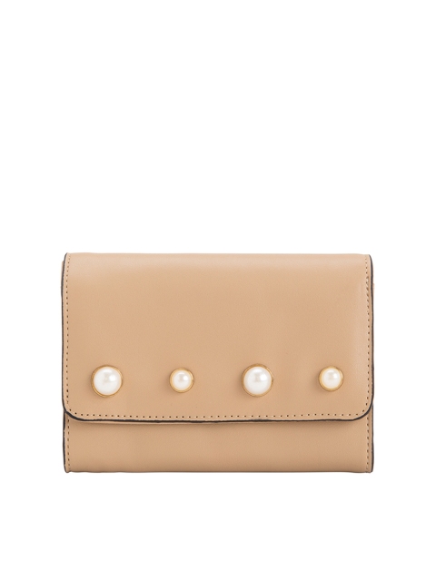 

CARPISA Women Beige Solid Two Fold Wallet
