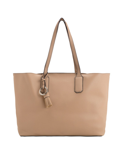 

CARPISA Beige Solid Shoulder Bag