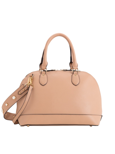 

CARPISA Beige Solid Handheld Bag