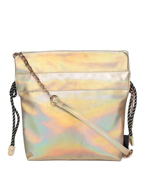

Kendall & Kylie for CARPISA Gold-Toned Iridescent Effect Sling Bag