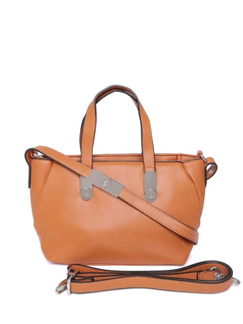 

CARPISA Tan Brown Solid Handheld Bag