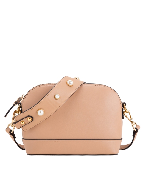 

CARPISA Beige Solid Sling Bag