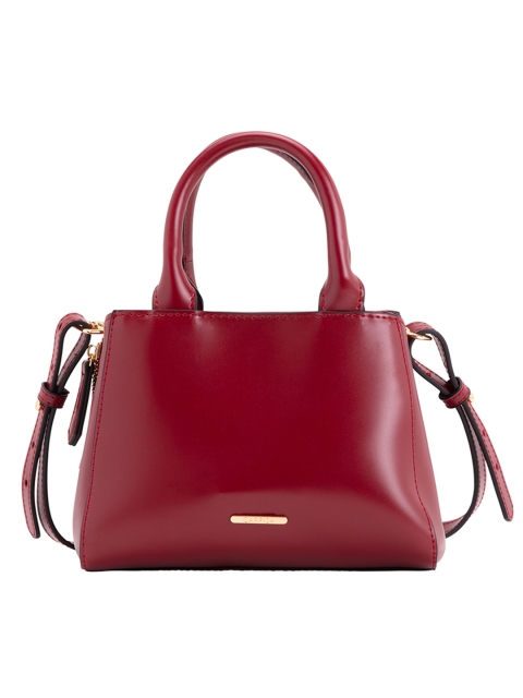 

CARPISA Maroon Solid Handheld Bag