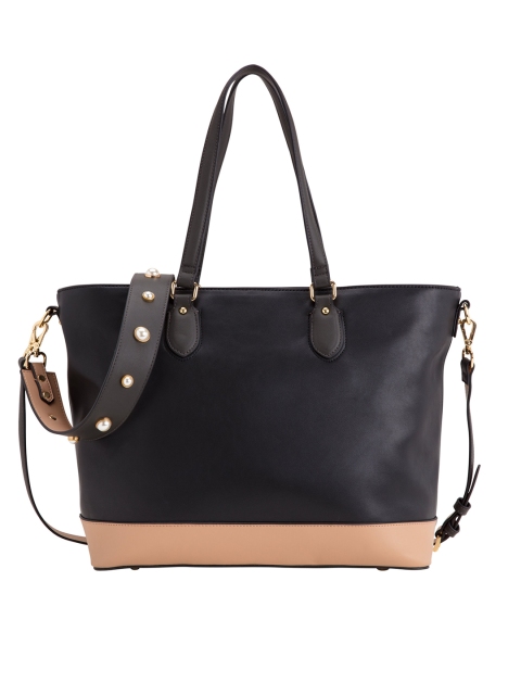 

CARPISA Black Solid Shoulder Bag
