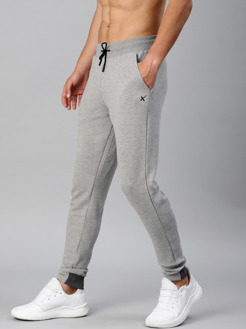 

HRX by Hrithik Roshan Men Grey Solid Track Pants