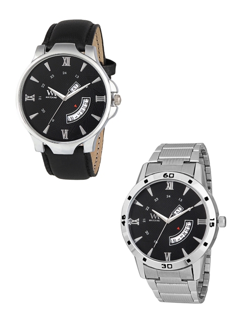 

WM Men Set Of 2 Analogue Watches DDWM-045-42kjo, Black