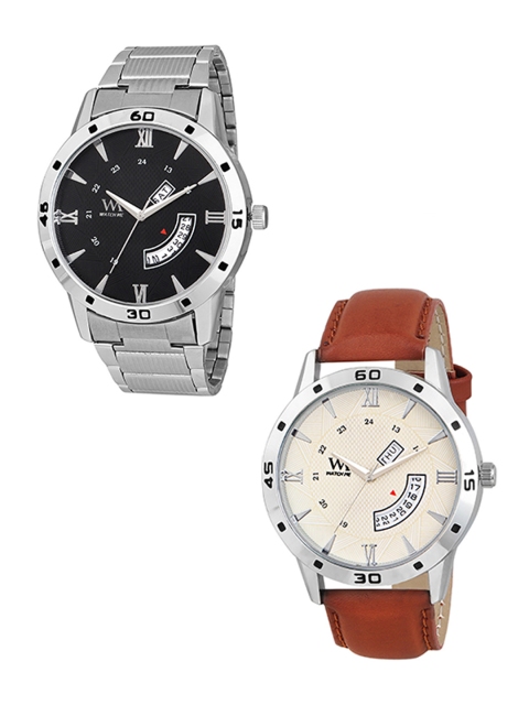 

WM Men Set of 2 Analogue Watches DDWM-048-42etekjo, Black