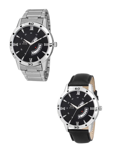 

WM Men Set Of 2 Analogue Watches DDWM-042-47kjo, Black