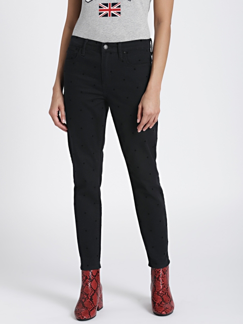 

GAP Women Black Skinny Fit Mid-Rise Clean Look Stretchable Jeans