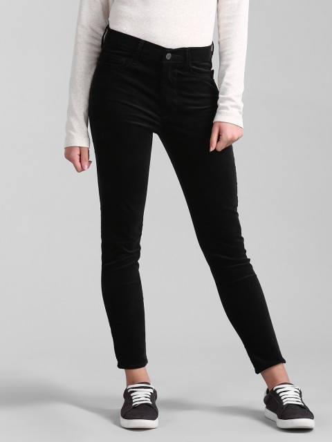

GAP Women Black Skinny Fit Mid-Rise Clean Look Stretchable Jeans