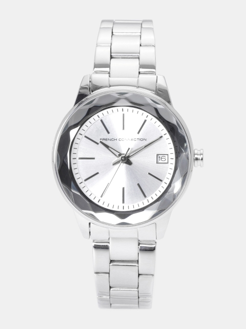 

French Connection Women Silver-Toned Analogue Watch FC1064SSMA