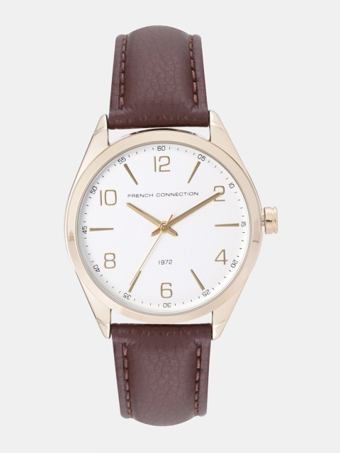 

French Connection Women White Analogue Watch