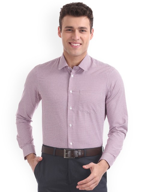 

Arrow New York Men Pink Slim Fit Solid Casual Shirt