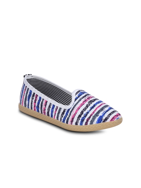 

Get Glamr Women Multicoloured Slip-On Sneakers, Multi