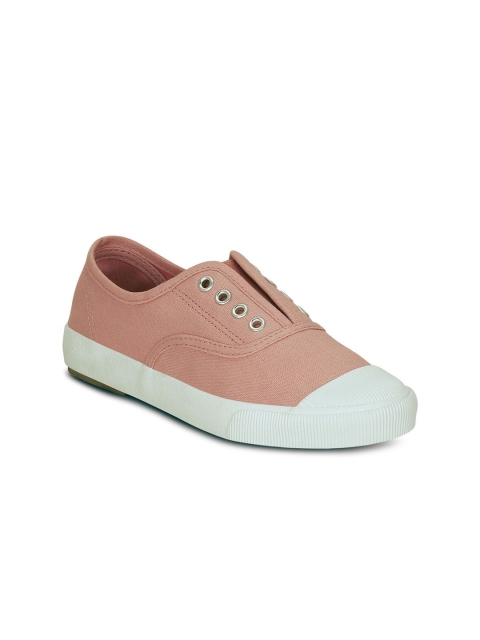 

Get Glamr Women Pink Slip-On Sneakers