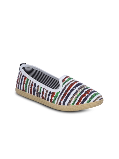 

Get Glamr Women Multicoloured Slip-On Sneakers, Multi