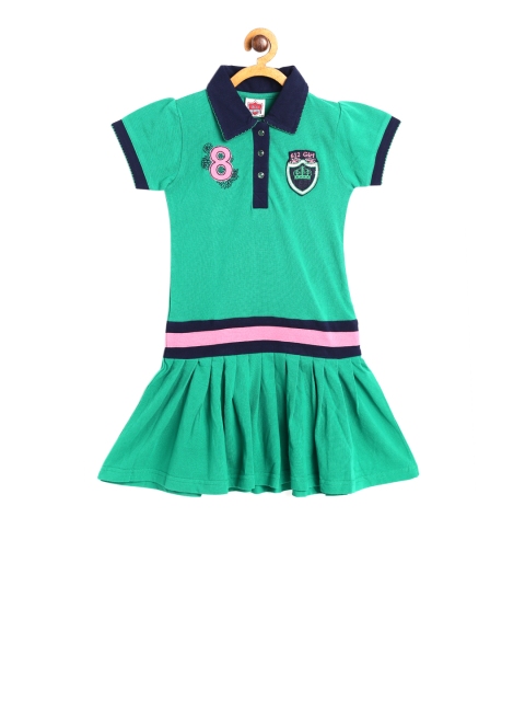 

612 league Green Solid Tunic