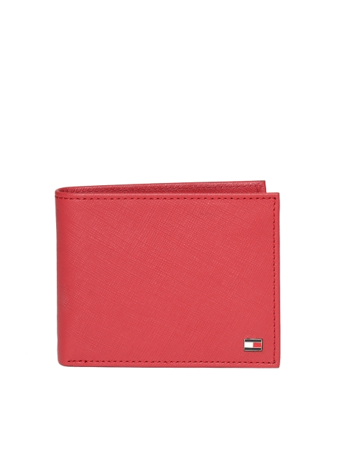 

Tommy Hilfiger Men Red Solid Two Fold Wallet