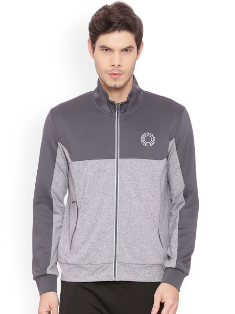 

Basics Men Grey Colourblocked Sporty Jacket