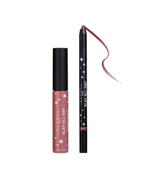 

Lottie London TBT Slay All Day Matte Liquid Lipstick & Liner Kit, Brown
