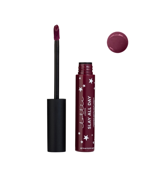 

Lottie London Vibes Slay All Day Matte Liquid Lipstick LML003, Burgundy