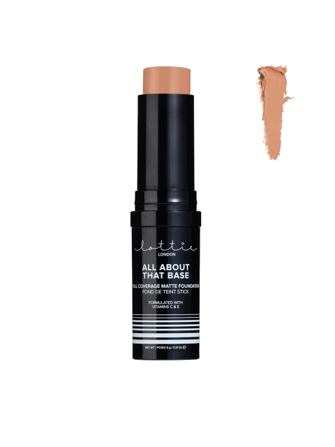 

Lottie London Amber Honey All About That Base Full Coverage Matte Foundation Stick 9g, Pink