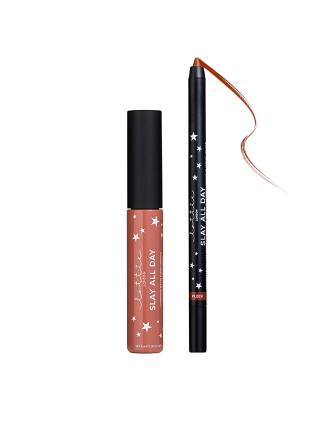 

Lottie London Fleek Slay All Day Lip Kit, Rust