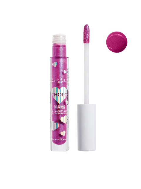 

Lottie London Holo Duo Chrome Lip Gloss, Pink